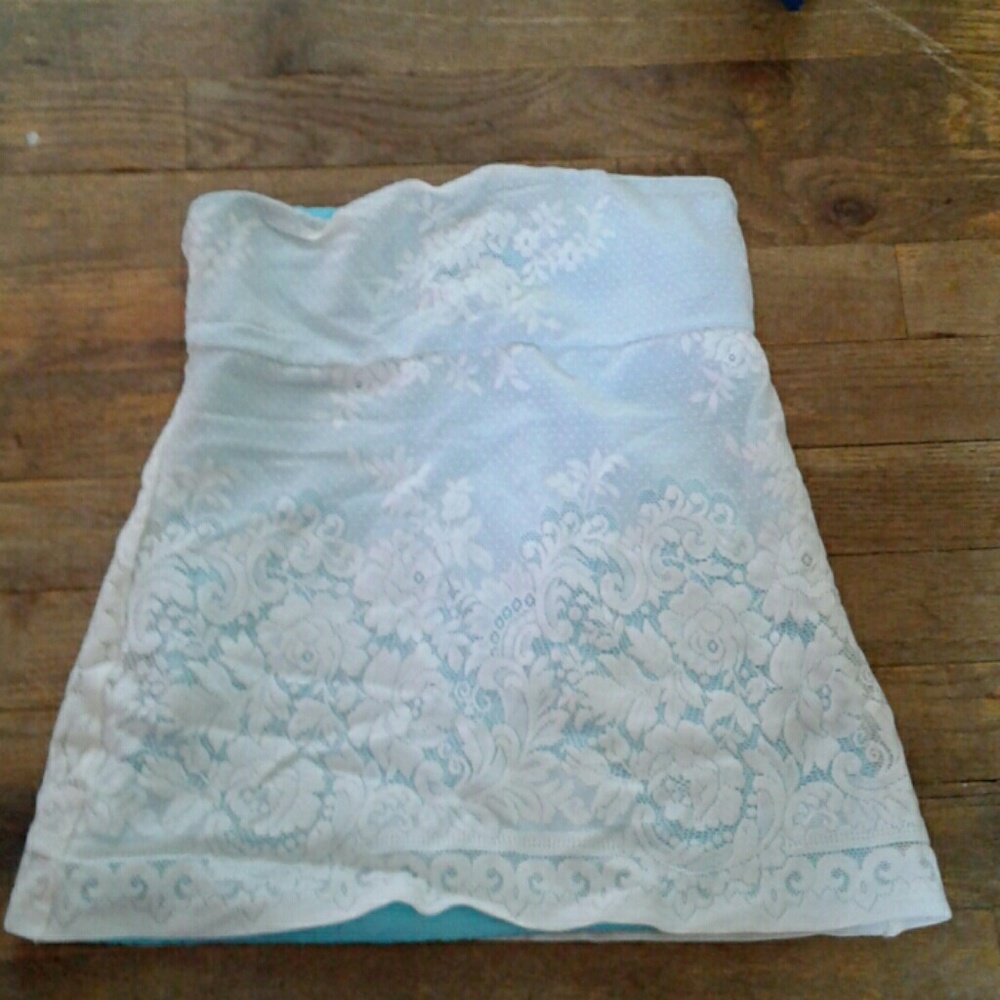 Strapless shirt
